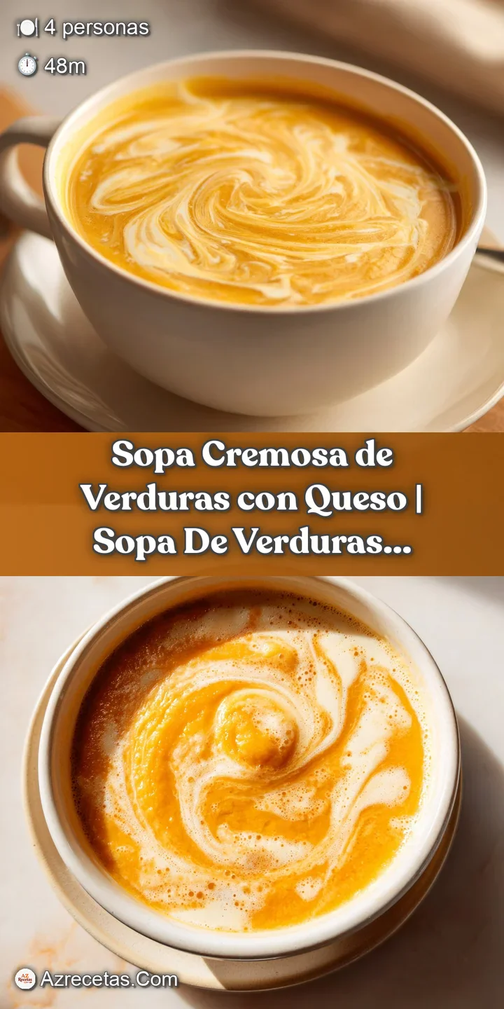 Primer plano de sopa caliente y cremosa donde se funde el queso blanco, con vapor sutil y textura densa y suave.