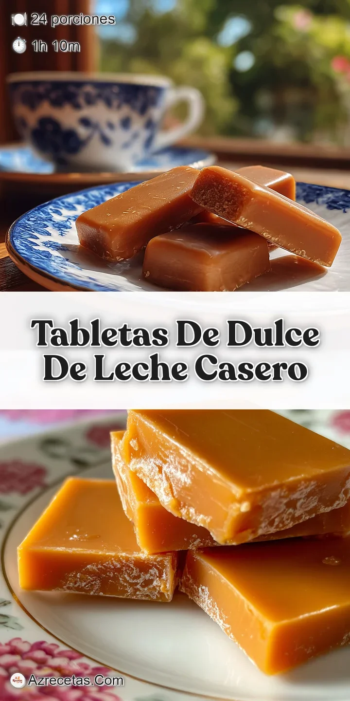 Close-up of a dulce de leche tableta; the crackled surface reveals a fudgy interior, promising a burst of rich, sugary car...