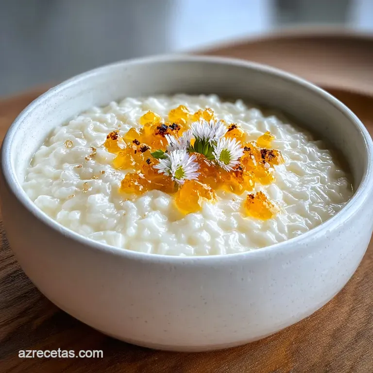 Arroz con leche cremoso