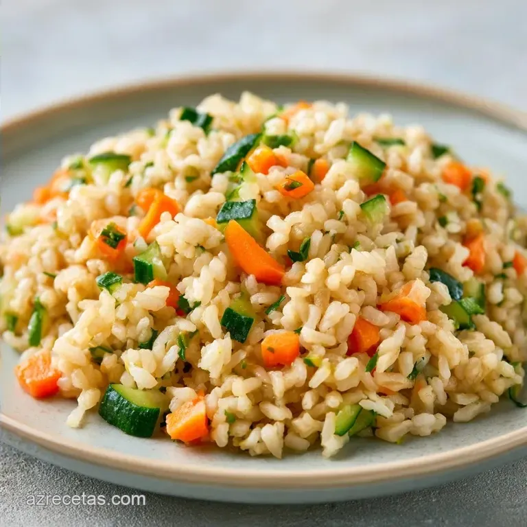 Arroz Integral con Verduras: Nutritivo y Casero
