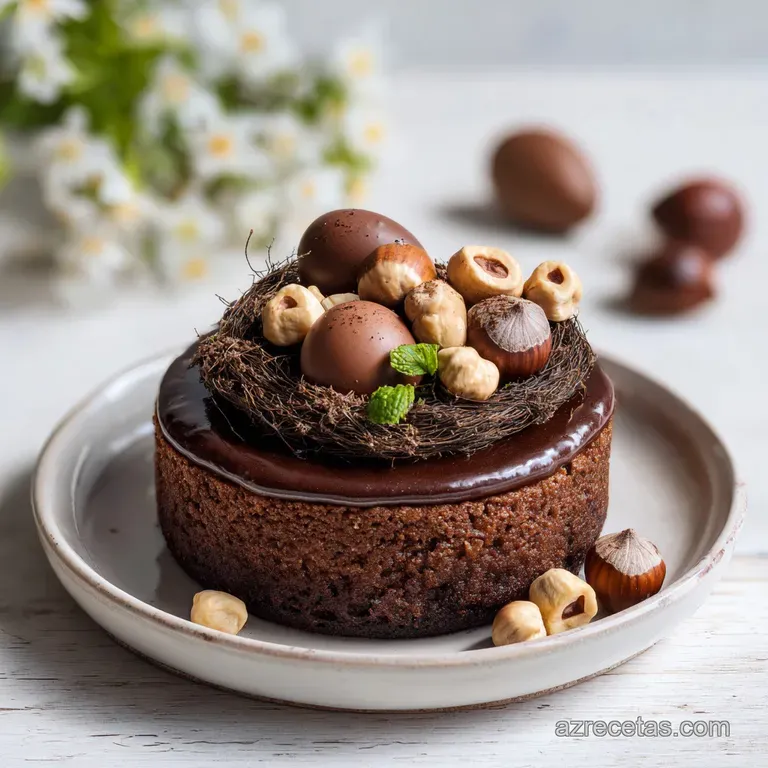 Bizcocho de Chocolate: Postre de Pascua H&uacute;medo