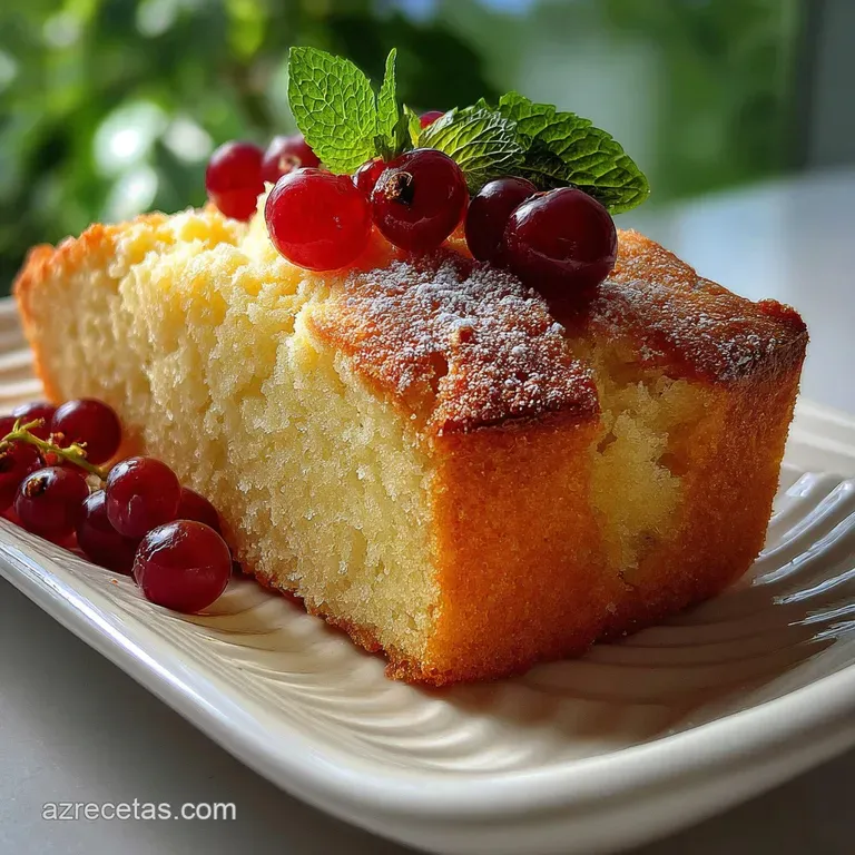 Bizcocho de Yogur Esponjoso: Receta Casera