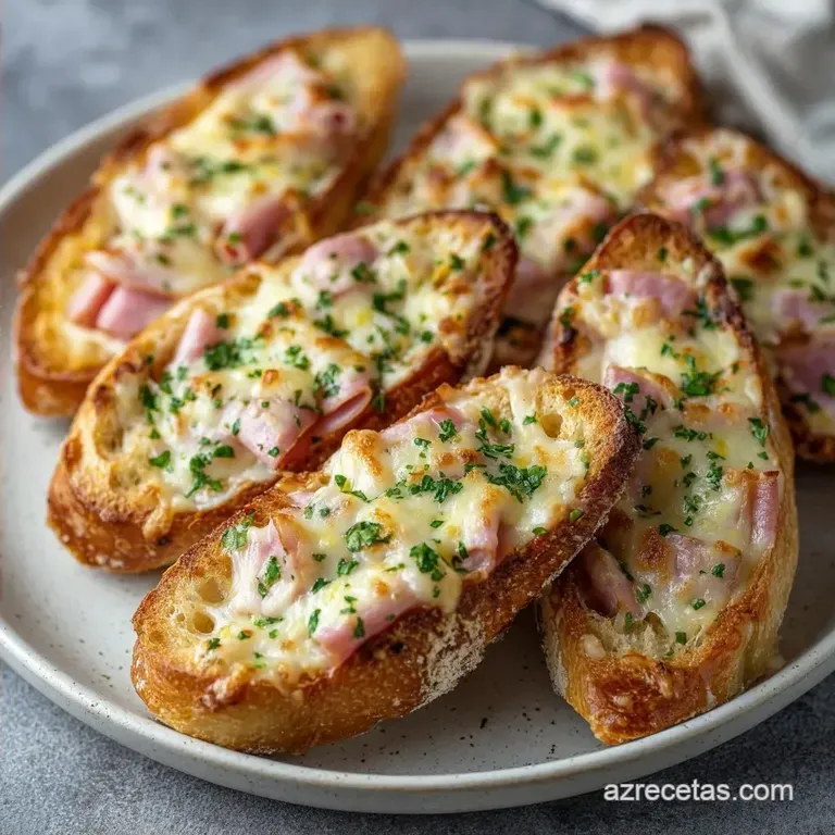 Bocadillo de Jam&oacute;n y Queso: Crujiente y Fundido