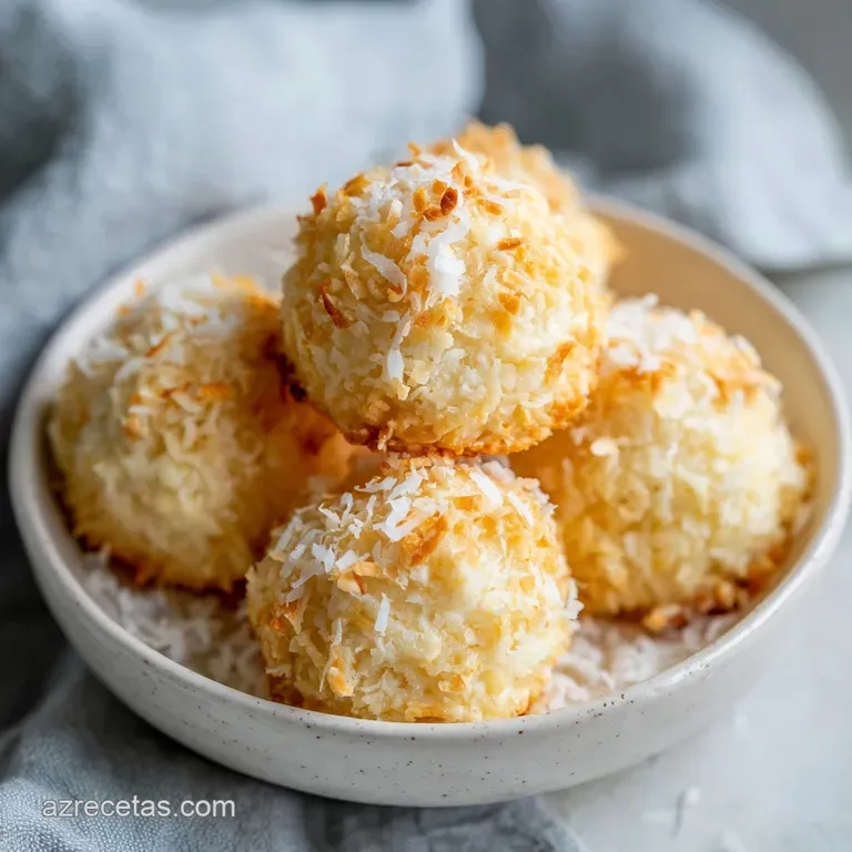 Bolitas de Coco: Receta F&aacute;cil y Tierna