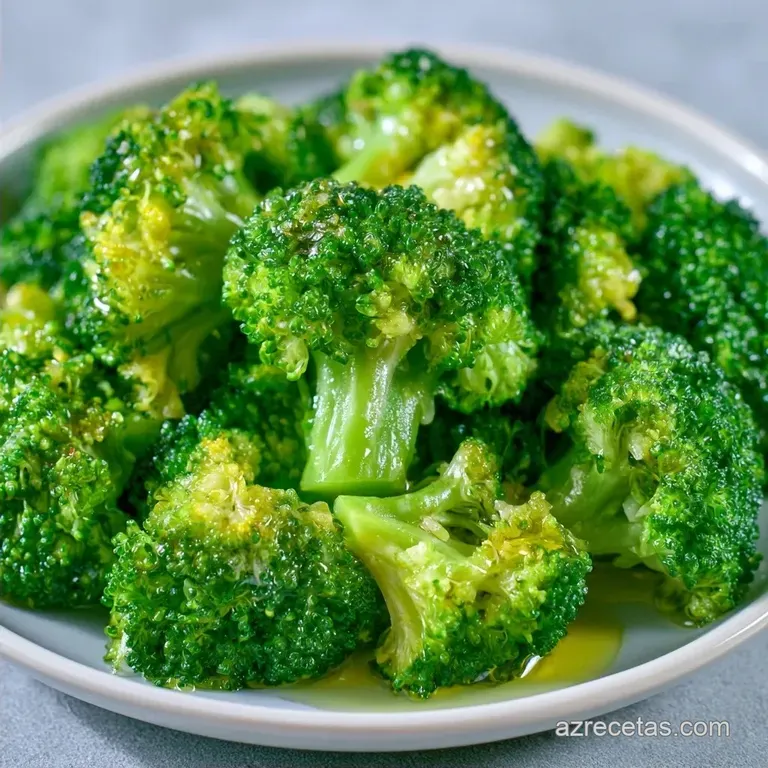 Br&oacute;coli Al Vapor con Lim&oacute;n