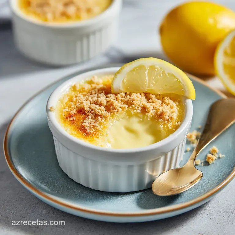 Slice of air-fried pudding on a white plate, garnished with fresh mint and a drizzle of caramel sauce; light and airy.