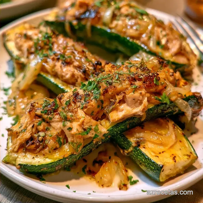 Calabacines Rellenos Atún: Base Firme y Gratinados