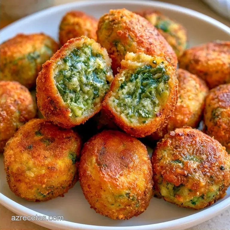 Croquetas De Espinacas Y Queso: Receta Casera