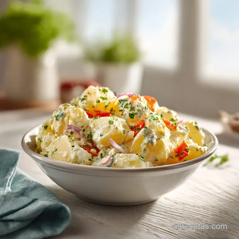 Ensalada de Papas: Cremosa y Equilibrada