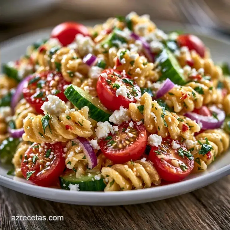 Ensalada de Pasta Mediterránea Fresca