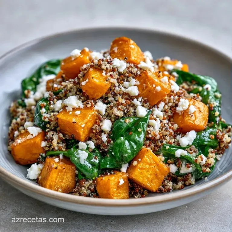 Ensalada dispuesta en plato blanco, destacando el contraste entre el naranja intenso y el verde vibrante natural.