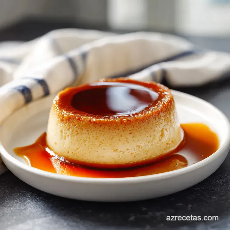 Flan de Caf&eacute; Sin Horno con Leche Condensada