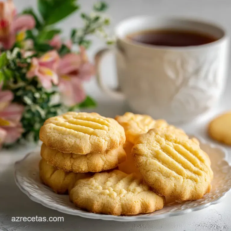 Galletas de Mantequilla: Textura Arenosa Deliciosa