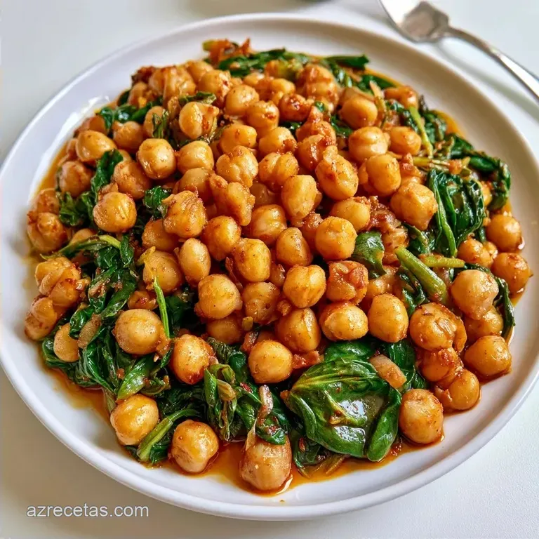 Garbanzos Con Espinacas: Estilo Andaluz