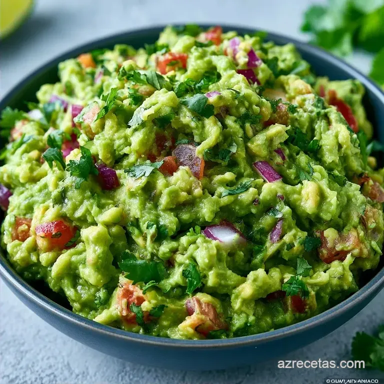 Guacamole Casero Tradicional en 15 Minutos