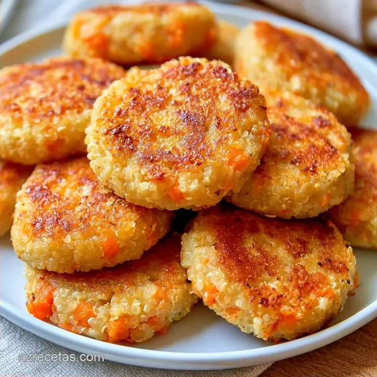 Hamburguesas De Quinoa Crujientes