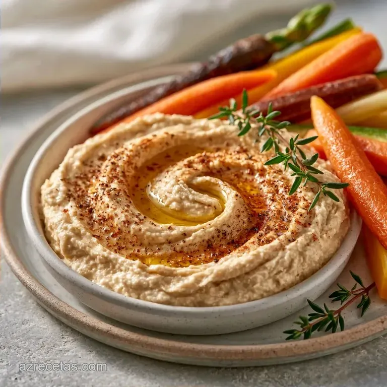 Hummus Con Verduras Para Llevar
