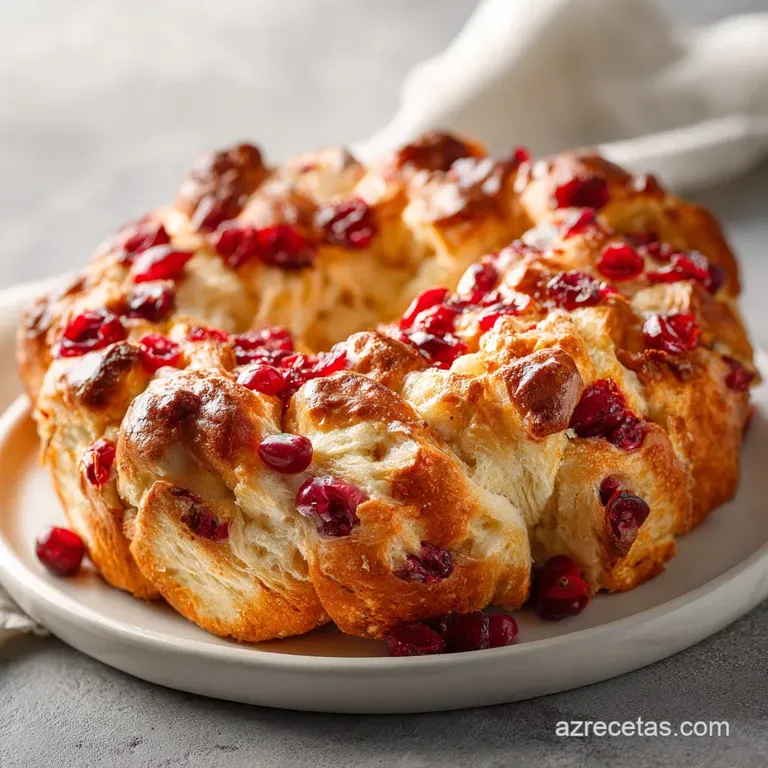 Slices of blueberry walnut bread arranged on a wooden board, inviting warmth. Steam rises gently from a cup nearby.