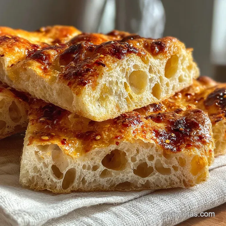 Chorip&aacute;n, sliced open, piled high with vibrant chimichurri, showcasing the juicy, grilled sausage nestled within the crust...