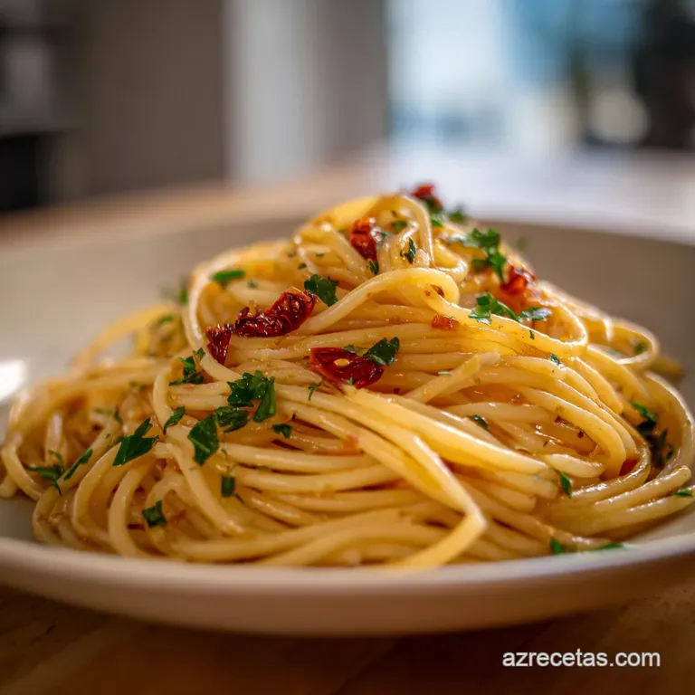 Pasta Al Ajillo: Seda y Picante
