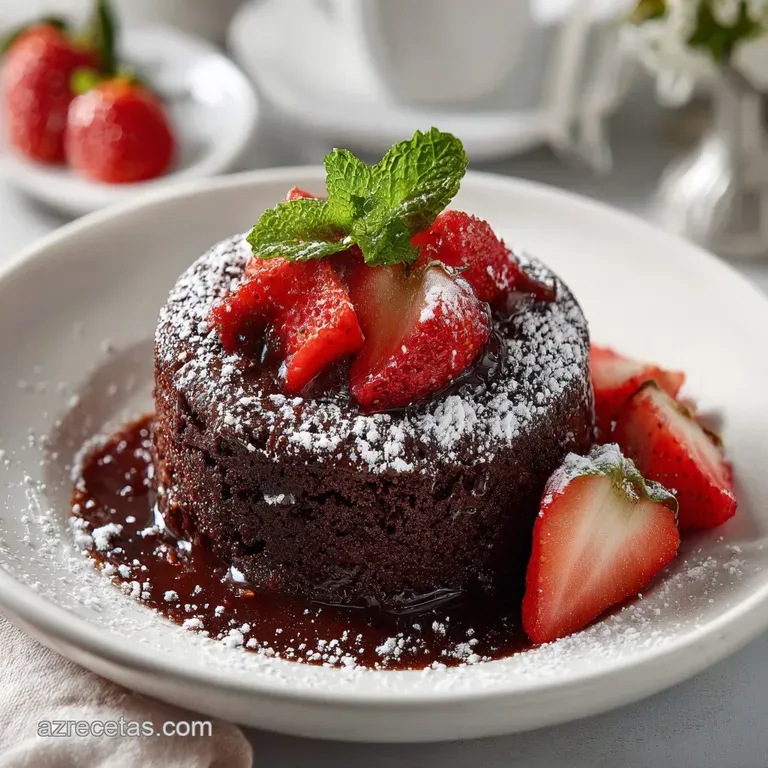 Pastel de Chocolate Fresa H&uacute;medo y Aterciopelado