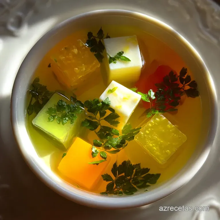 Golden bouillon cube atop crumpled parchment paper. Dry herbs speckle its surface; warm, muted lighting emphasizes its rus...