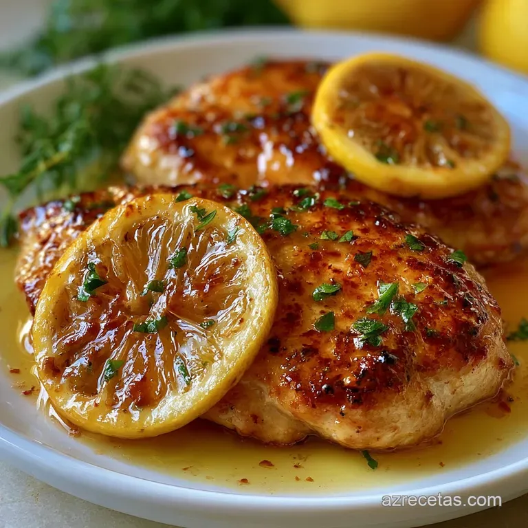 Pechuga de Pollo al Lim&oacute;n: Jugosa y Dorada