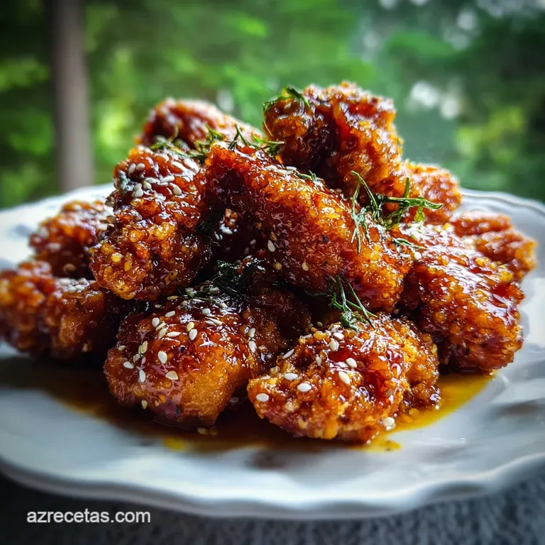 Pollo Frito Coreano Crujiente y Picante