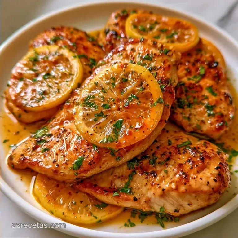 Pollo Saludable al Limón: Pechugas Jugosas
