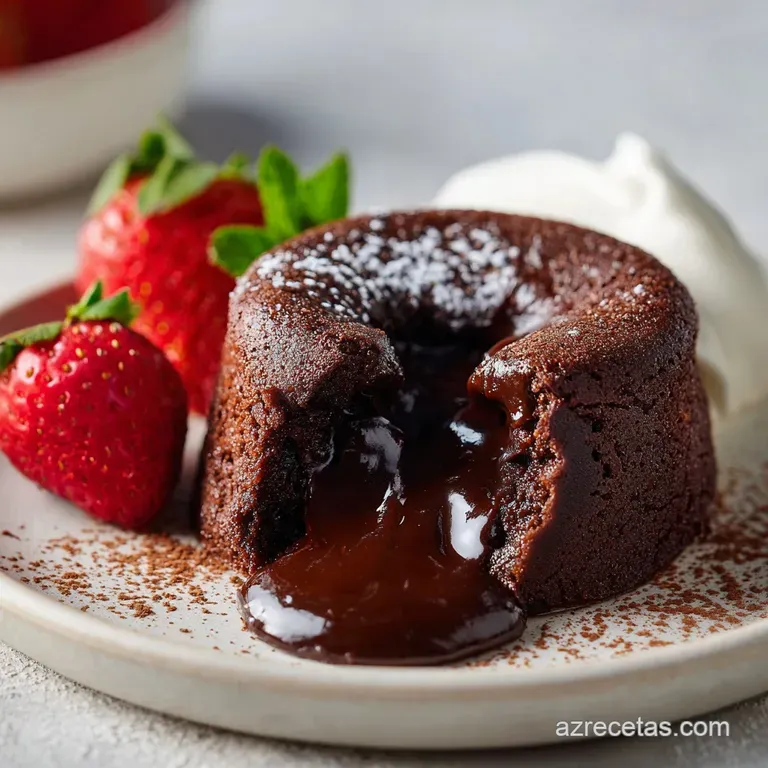 Coulant De Chocolate: Saludable Y Fundente