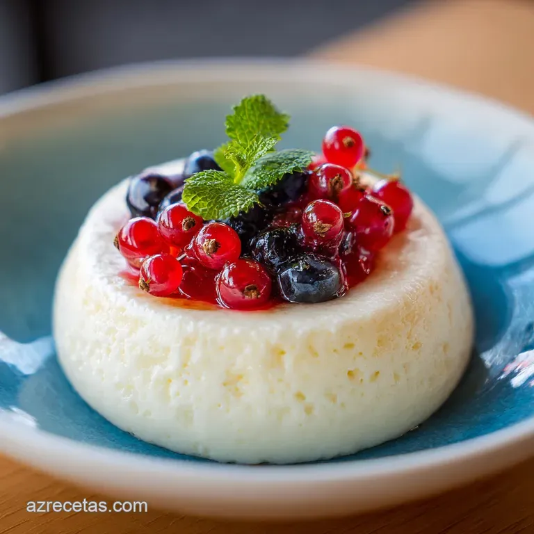 Postre de Leche En Polvo Firme y C&iacute;trico