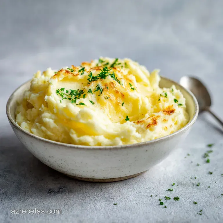 Pur&eacute; de Papas Relleno: Exterior Crujiente y Centro Sabroso