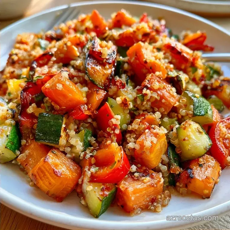 Quinoa Con Verduras Asadas Mediterránea