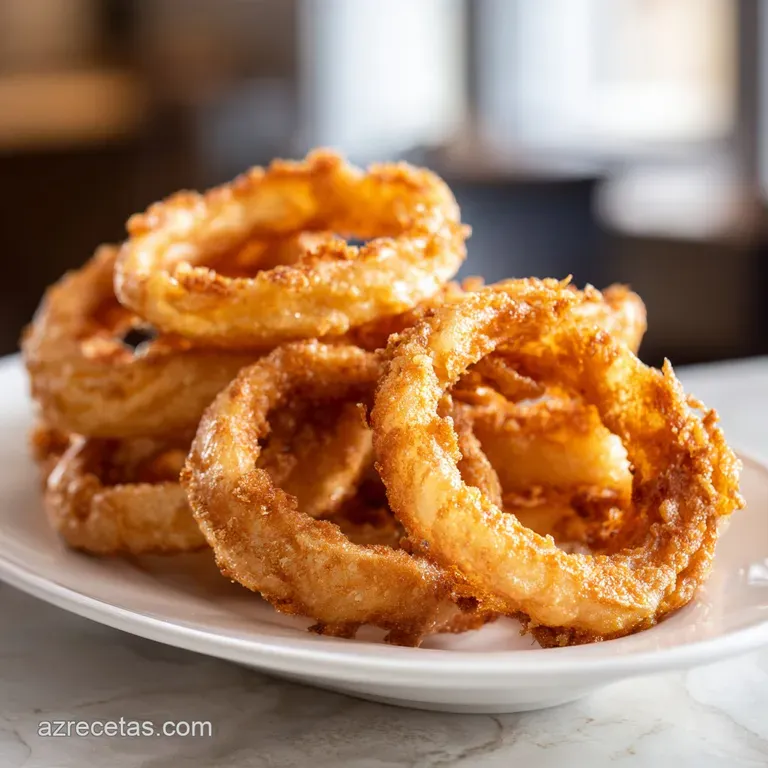 Receta Aros de Cebolla Crujientes Caseros