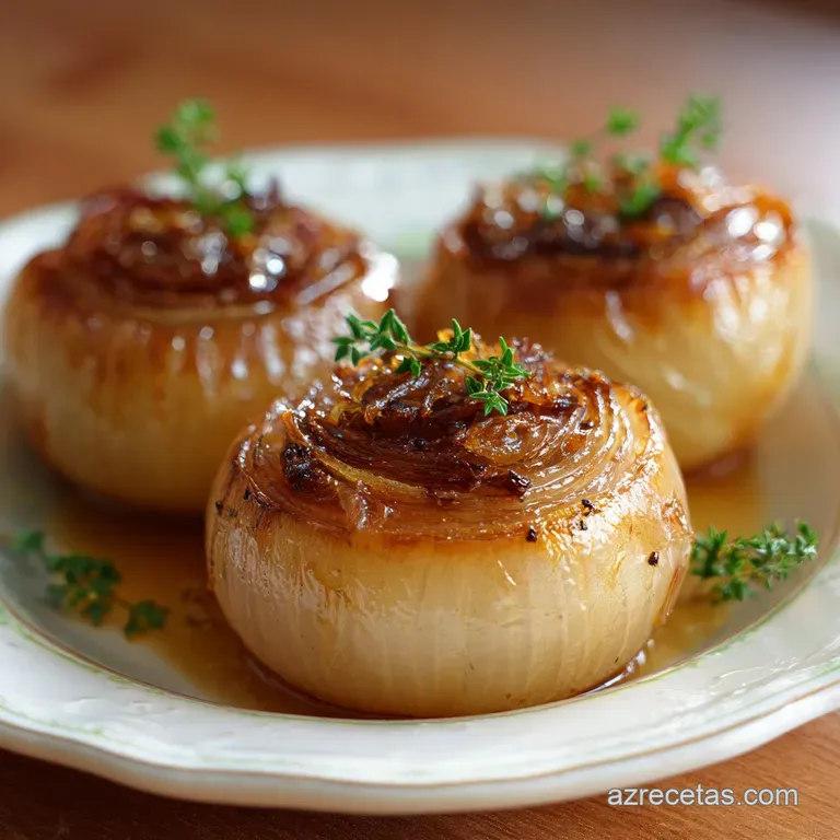 Golden, soft caramelized onions artfully piled high, creating a tempting sweet and savory mound.