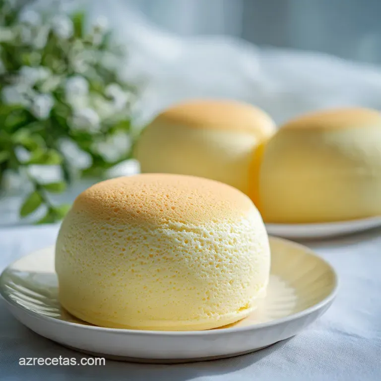 Mini Tartas de Queso Japonesas: Textura de Nube