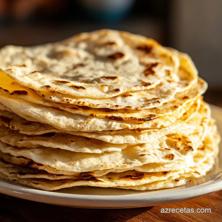 Tortillas de Harina de Trigo Caseras