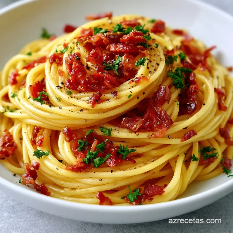 Salsa Carbonara: Receta Original Italiana