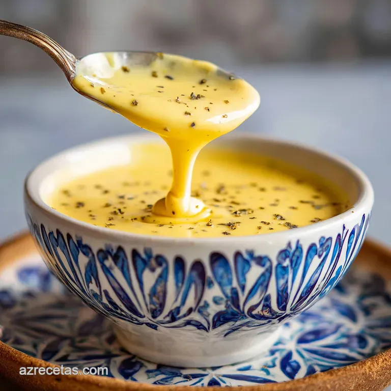 Ladled queso dip in a rustic bowl. Red tomato pieces & green cilantro flecks provide color contrast. Tortilla chip pyramid...