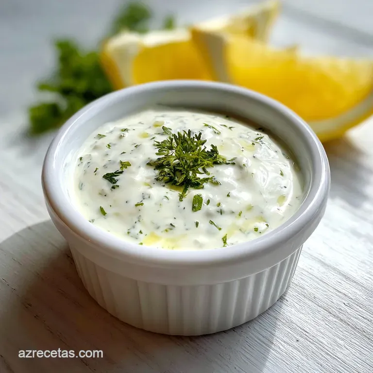 Salsa T&aacute;rtara Casera: Fresca y Crujiente