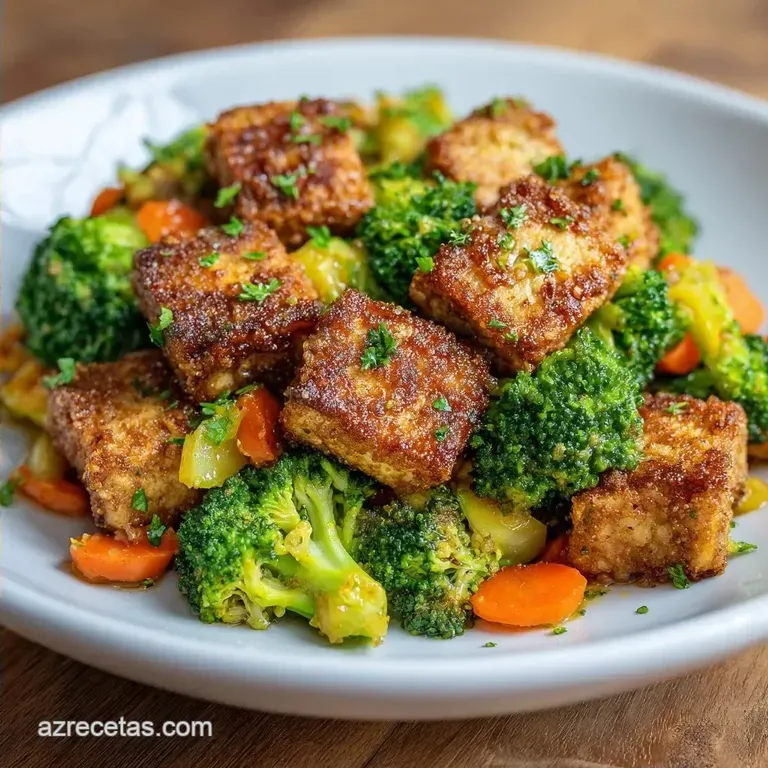Salteado De Tofu Crujiente