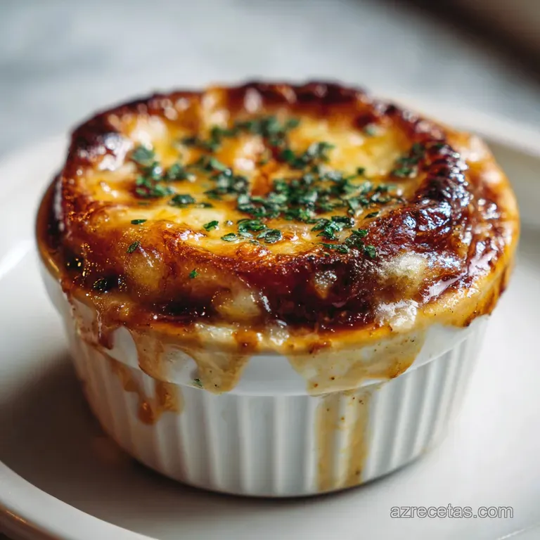 Sopa de Cebolla Tradicional Caramelizada