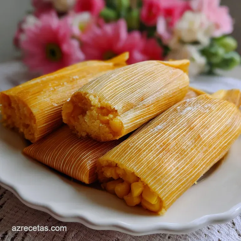 Tamales de Elote Dulce: Textura Aterciopelada