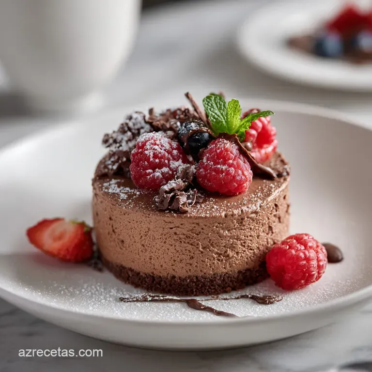 Tarta Mousse de Chocolate: Textura Aterciopelada