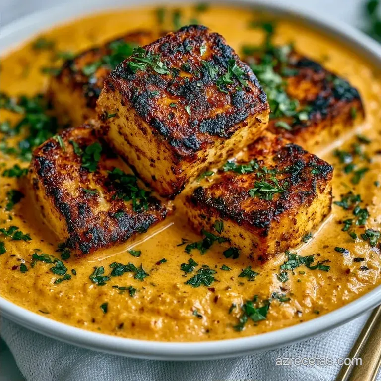 Tikka Masala de Tofu: Cremoso y Saludable