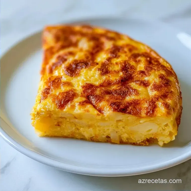 Tortilla de Patata Casera y Cremosa