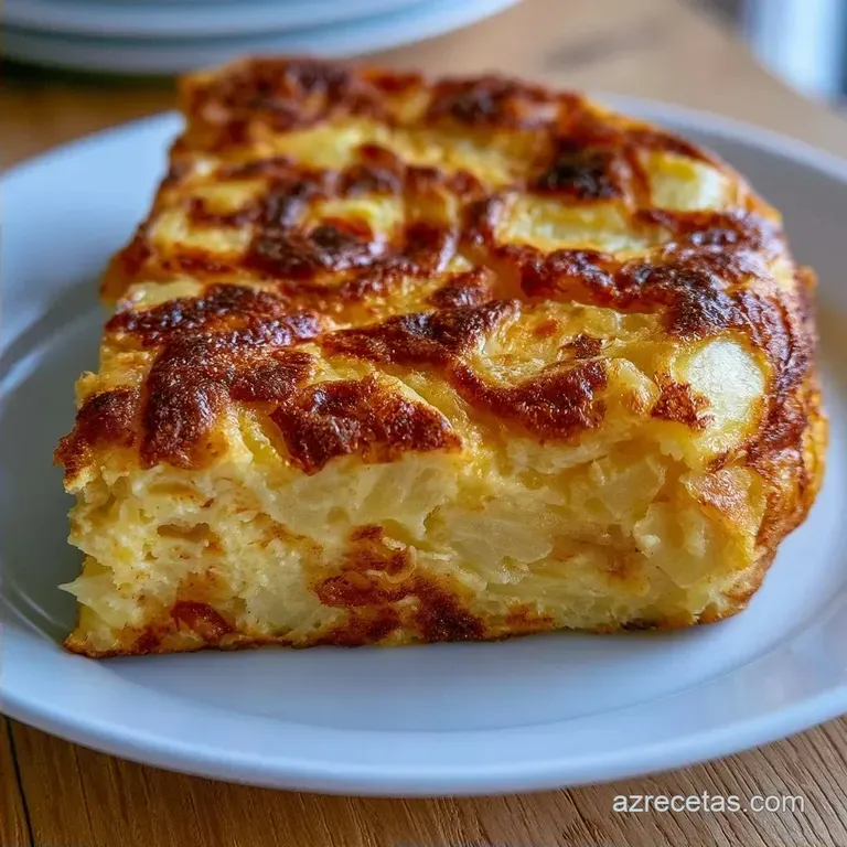 Tortilla de Patatas Tradicional: Centro Fundente