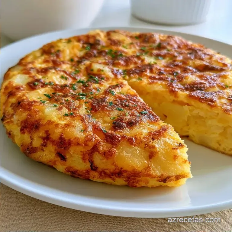 Tortilla de Patatas Jugosa y Saludable