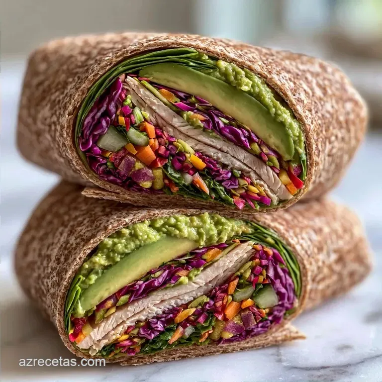 Wraps Pavo y Aguacate en 20 Minutos